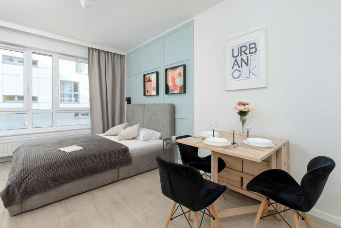 Studio Śląska z Siłownią w Gdańsku by Noclegi Renters