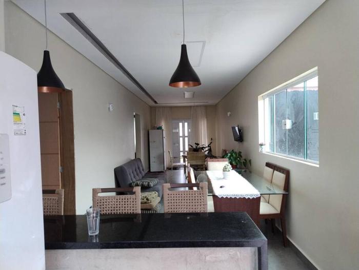 bela casa na praia de Itanhaém