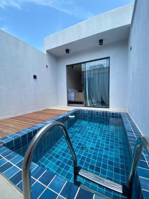 Pipa Premium Flat - com piscina privativa e estacionamento