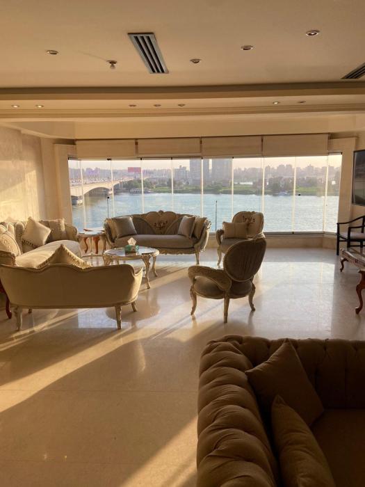 a 3 bedroom apartment with lovely Nile view