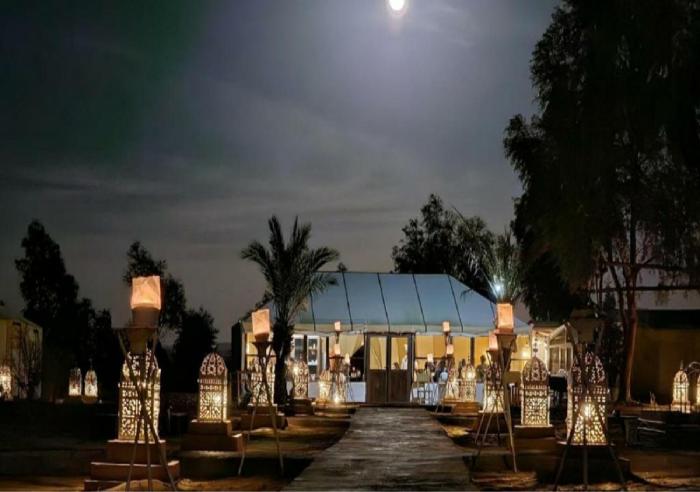 Desert glamping experience