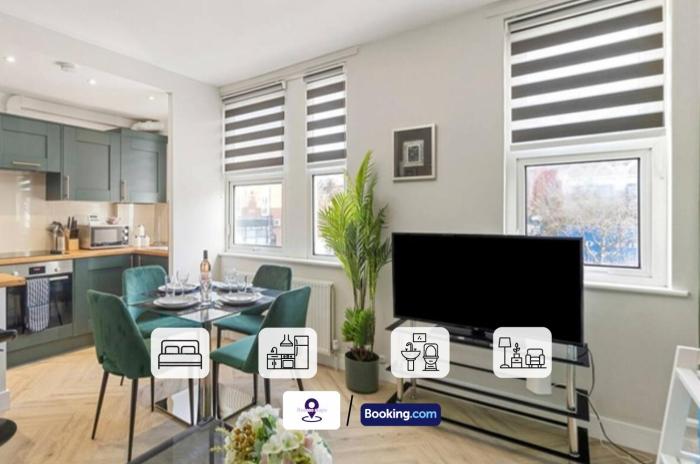 Last-Minute Specials ! Last Chance l Lavender Hill l Exclusive Deal on 2 Bedroom, High Spec Luxury Flat By Finesse Stays Short Lets & Serviced Accommodation London With Free WiFi