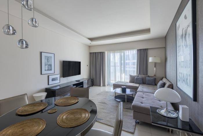 Cozy 1BR with balcony great view, Damac Towers
