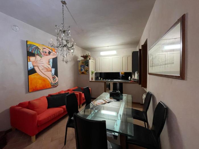 Comfortable apartment in CastellArquato, 60 m² with garden