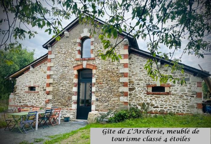 Gîte de lArcherie classé 4 étoiles pour 4 personnes,