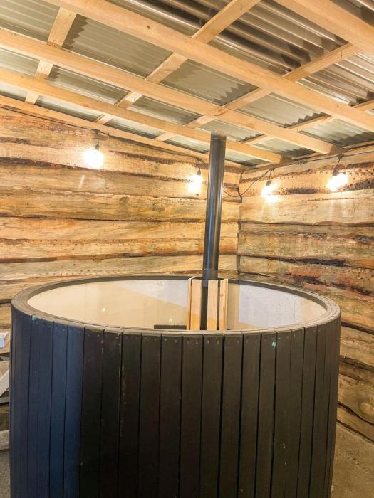 Cabaña termas de chillan, con tinaja