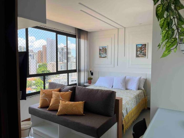 Studio charmoso e confortável na Barra