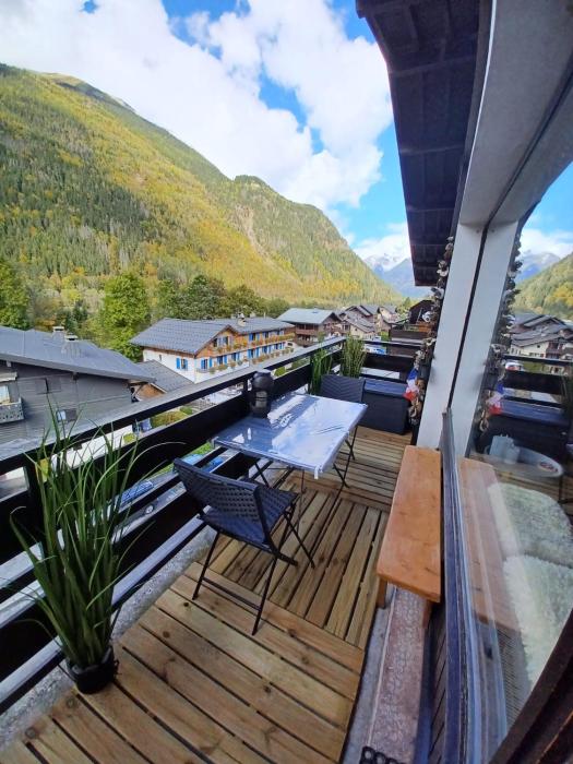 Refuge des Alpages - Duplex - Vue Aiguillette des Houches