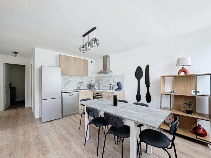 Appart cozy dans le centre-ville, 6 pers