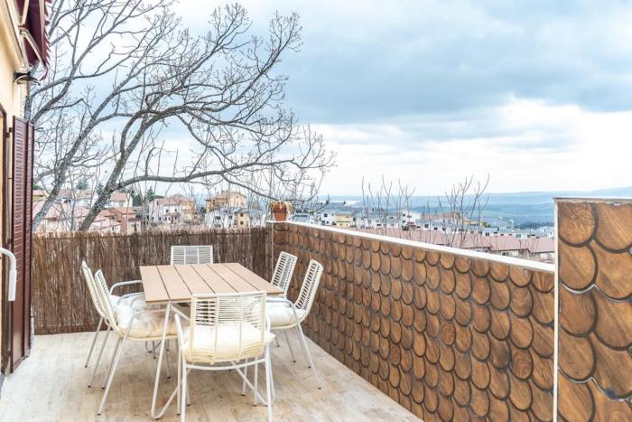 Desconexión en la sierra casa con terraza y bbq