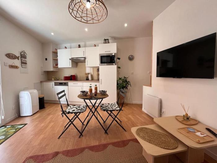 Elégant petit appartement sete