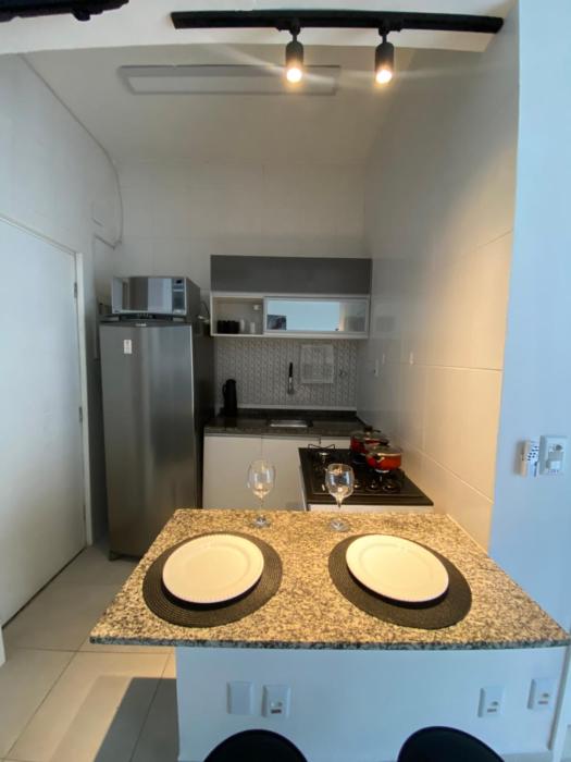 Apto Santos Gonzaga 40 mtrs Praia