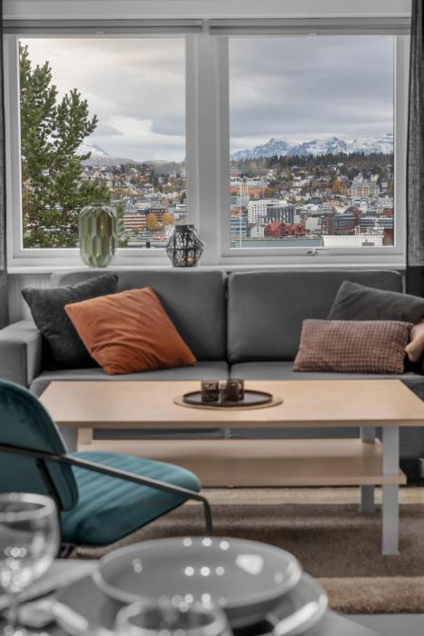 Leilighet i Tromsdalen med en fantastisk utsikt over Tromsø Sentrum