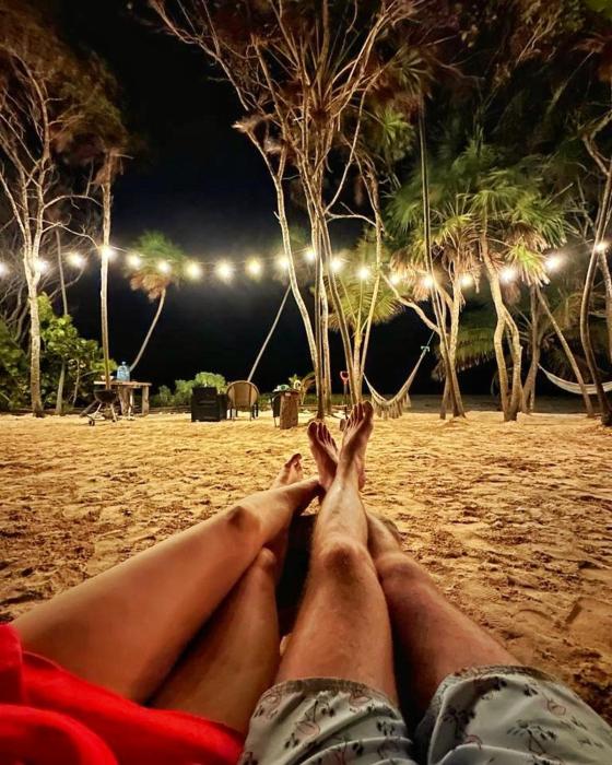 Luxury beachfront Glamping house