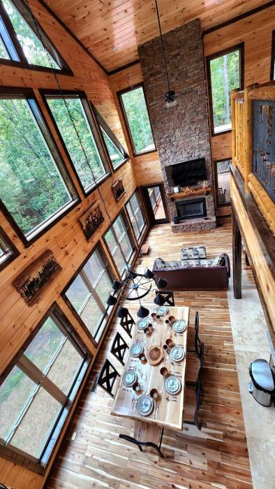 Luxe Cabin with Game Room, Hot Tub & Firepit
