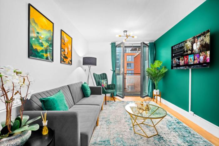 Sleeps 7 - 4 Beds Apt Arcadian Centre Bham