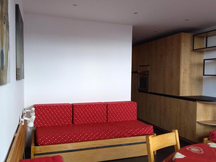 Studio cabine 5 pers. bien aménagé à Arc 1600, proche pistes - FR-1-411-396