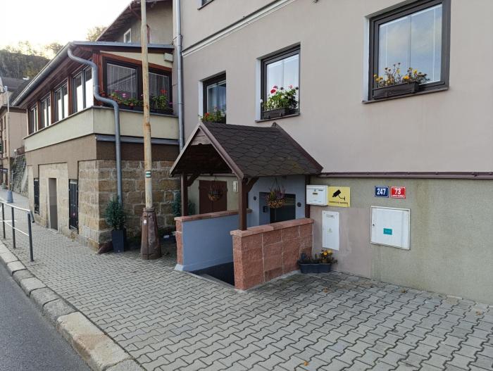 U Bocmana s výhledem na zámek a Labe