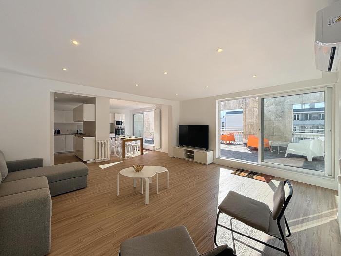 Penthouse, Terrasse vue Montagne