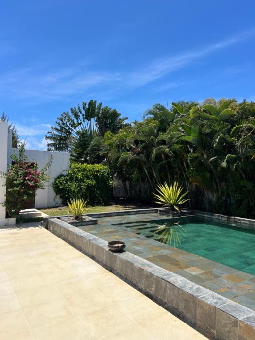 Blue Palm Villa with Private Pool & Tropical Garden