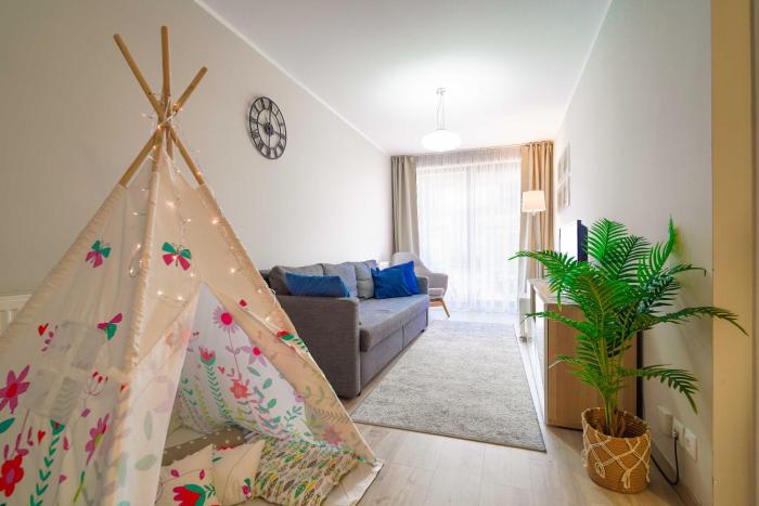 ASTRID - Rodzinny 2pok Ap blisko morza Parking, basen z sauną w cenie