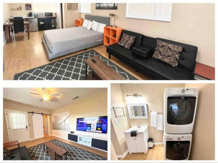 Central Private King Suit Washer Dryer 2 Miles to Hospital