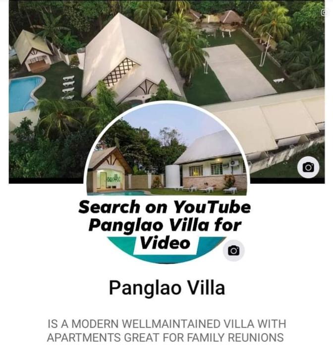 Panglao villa family reunions