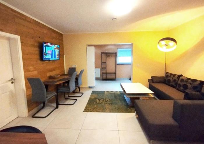 RIVER VIEW NEAR FRANKFURT - 3 ROOMS-4 BEDS & 1 SOFA BED -AIR CONDITION- Private PARKING