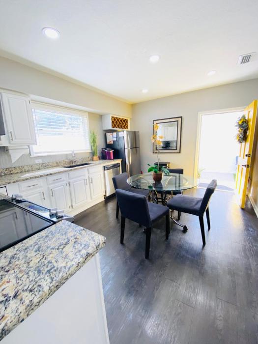 No Ho yellow door bungalow