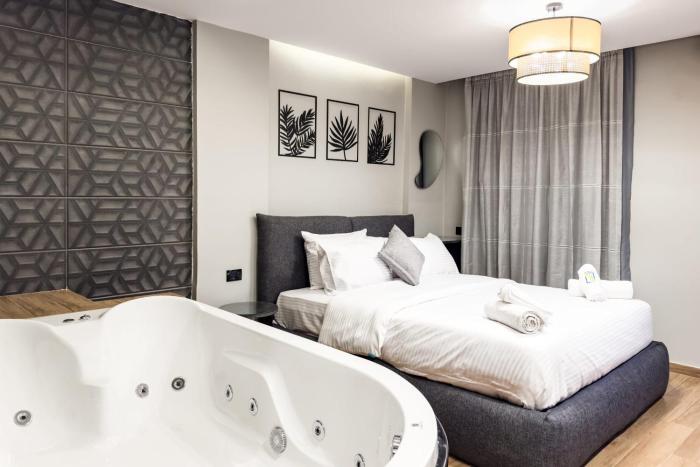 The 1BDR Slate Space w Jacuzzi 5min to CAI Airport