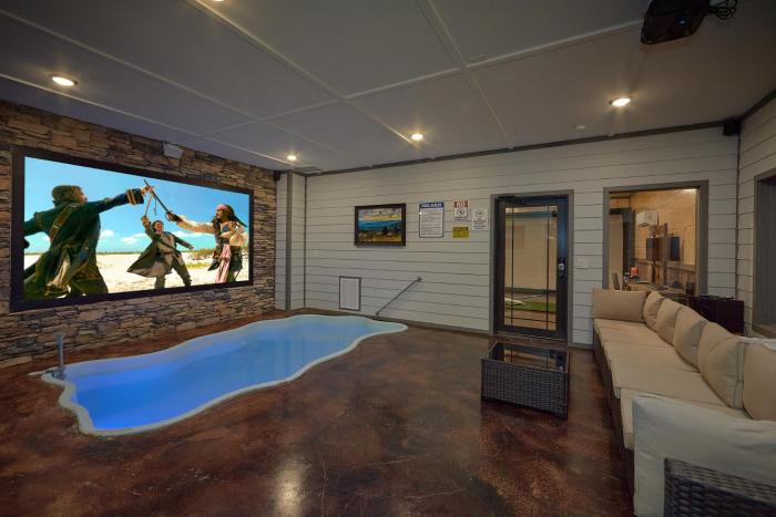 Game Changer: Mini Golf Pool Theater Firepit