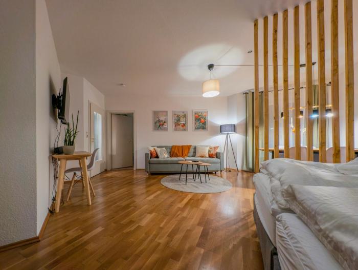 Modernes 2BR Apartment - Nähe HBF - Tiefgarage