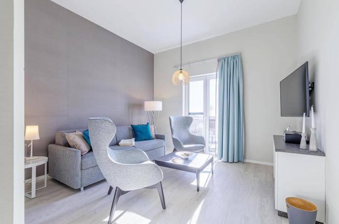 James Cook Suite - 2 Schlafzimmer, 2 Bäder, Boddenblick & Sauna