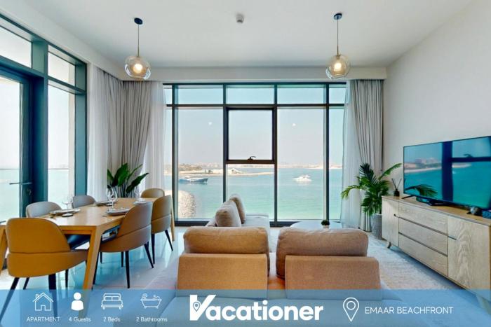 Vacationer Holiday Homes I Luxurious 2 Bedroom l Endless Sea View I Emaar Beachfront