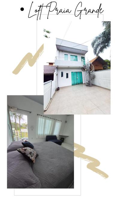 Loft Praia Grande - 200 m do mar