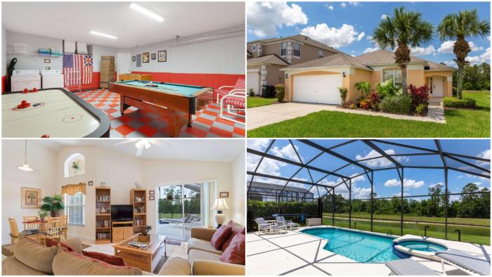 Waterside Villa - Family 4 bed Emerald Island Resort pool home thats close to Disney World