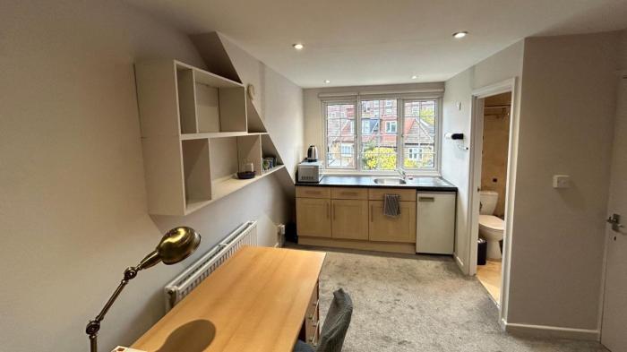 En-suite studio in family house with dog-White City, Westfield