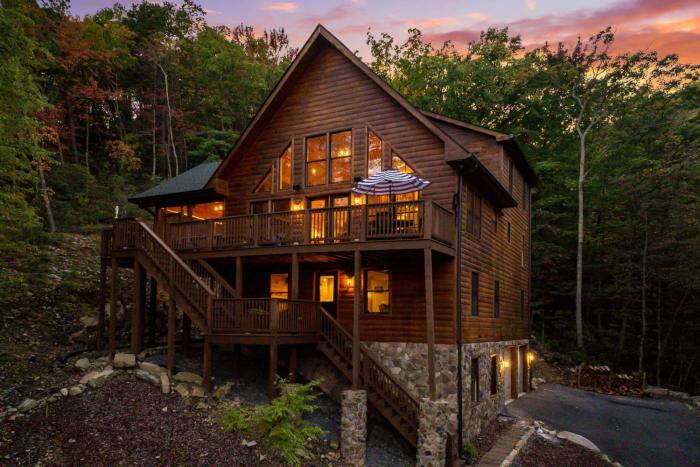 Resort-Style Cabin Escape Hottub & VIEWS!