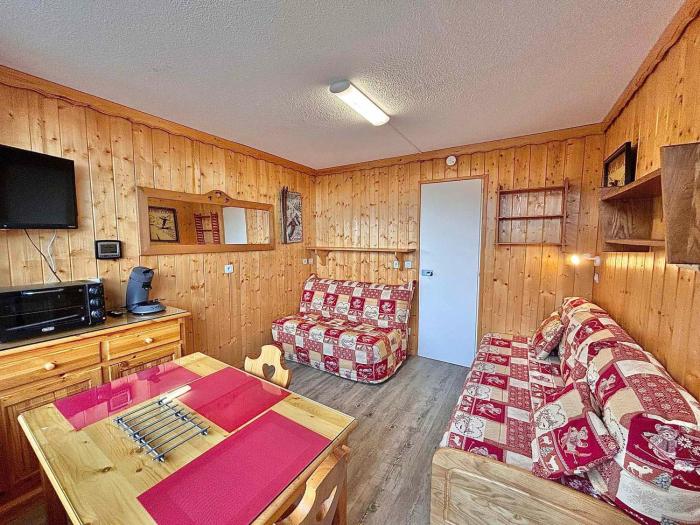 Studio idéal couple, au pied des pistes avec balcon et équipements complets - Les Menuires - FR-1-452-102