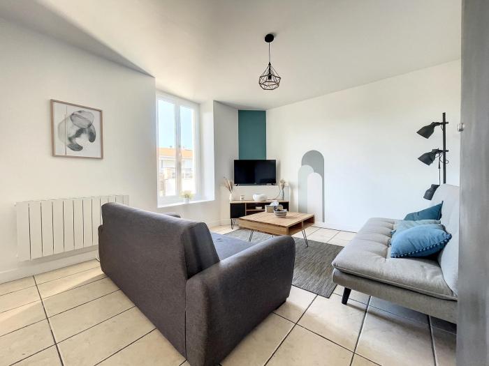 Le Havre des Ecoles - 2chambres-Rez de jardin et Parking-BBQ