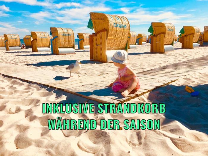 Robins Nest inklusive Strandkorb am Meer