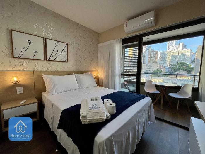 Studio Confortável e Moderno Na Barra