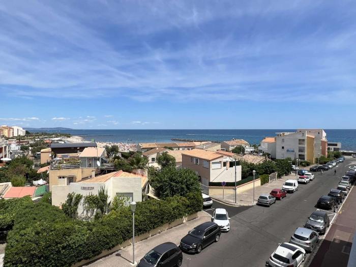 Studio avec Piscine, Parking, Clim, Plage à 50m - FR-1-702-69