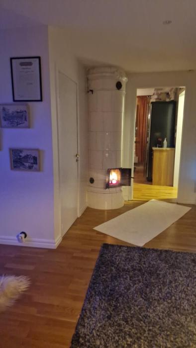 En stor trea i hus max 4 pers