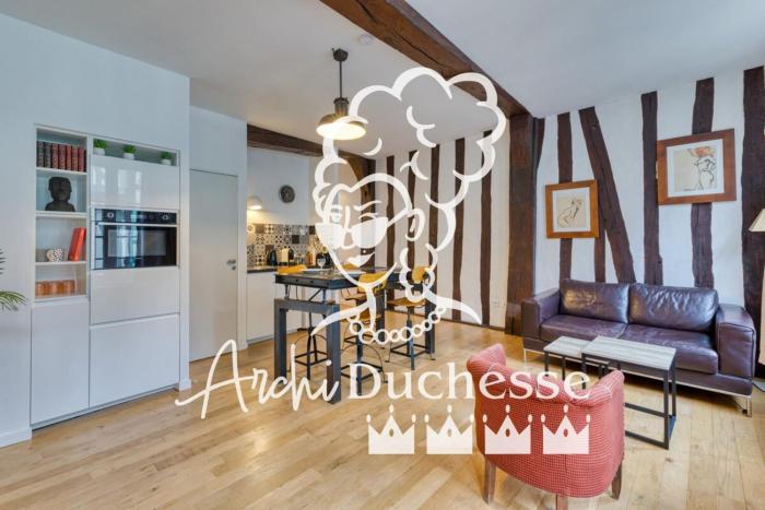 Le Charmant F2 rue du Gros Horloge à Rouen!