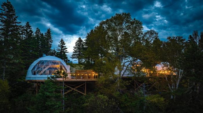 Domes Rocher Percé at Domaine Renard