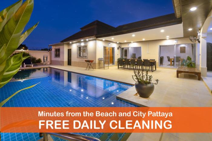 Villa Bos 5 minutes to the Beach in Jomtien