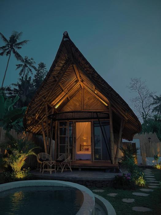 Bethewa Bali Sidemen Private Bamboo House