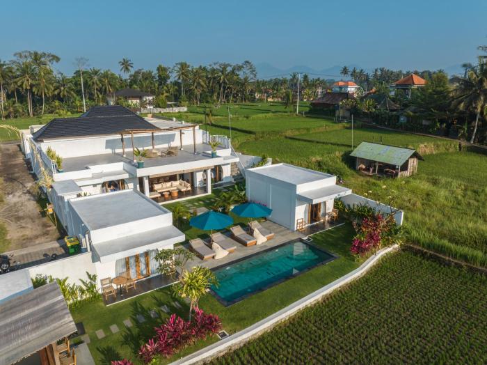 Zango - Fieldside Luxe 4BR Villa in Ubud