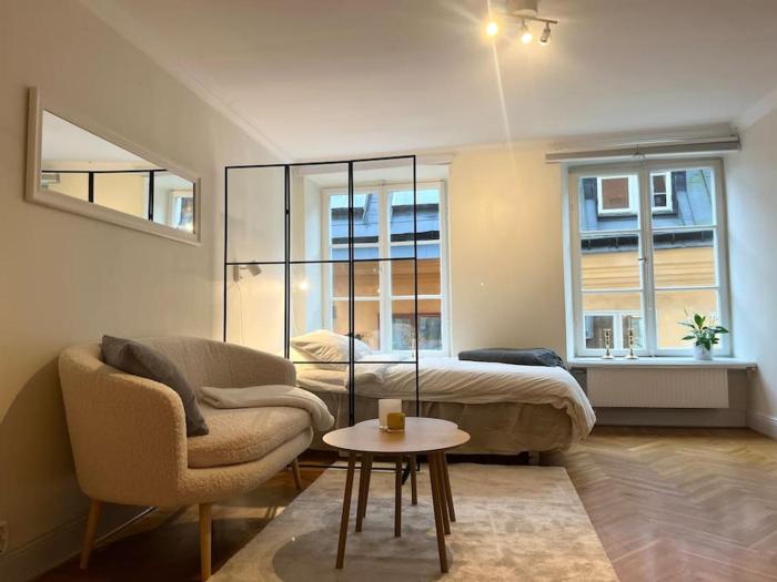 Lyxig studio i Gamla stan